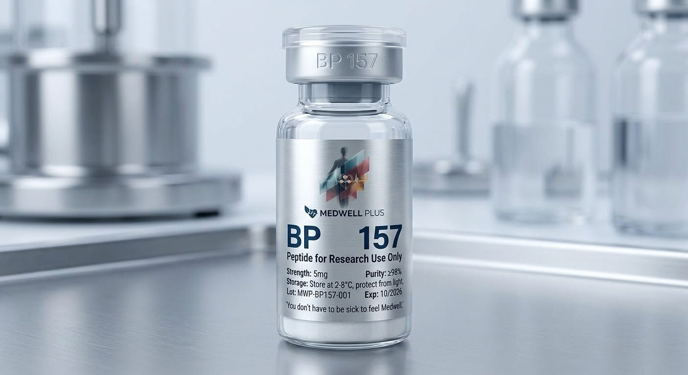 Research vial in a laboratory